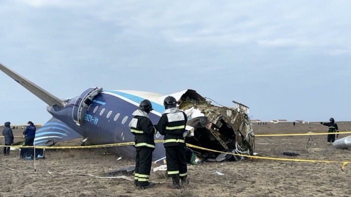 Крушение самолета в Актау