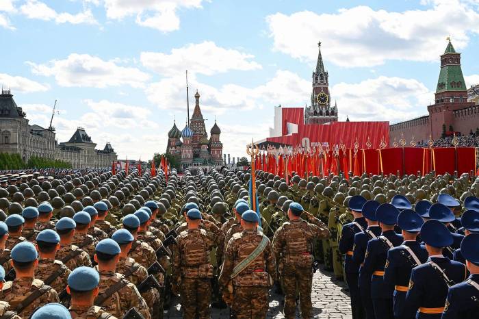 Парад Победы на Красной площади в Москве