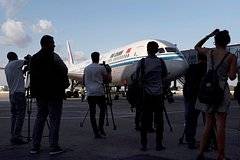 Экстренное приземление самолета Air China в аэропорту Нижневартовска