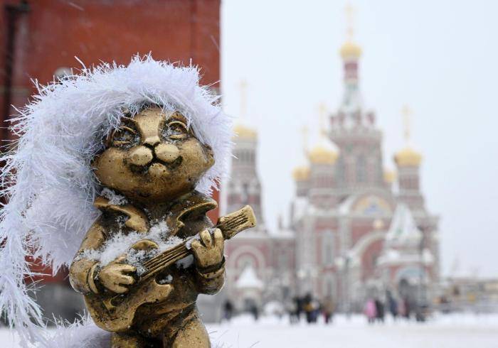 Мини-фигура котенка в Йошкар-Оле