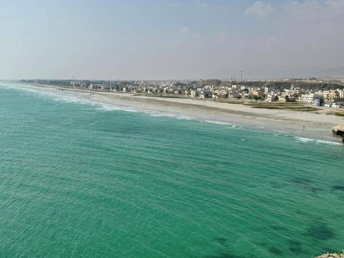 Вид на курорт Салала, Оман