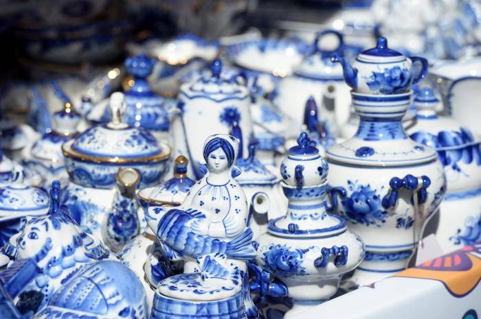 Сувениры из гжели