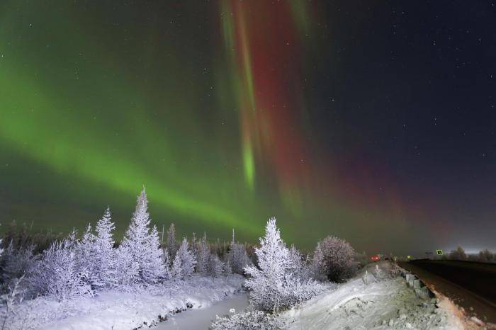 Северное сияние, Ямало-Ненецкий автономный округ