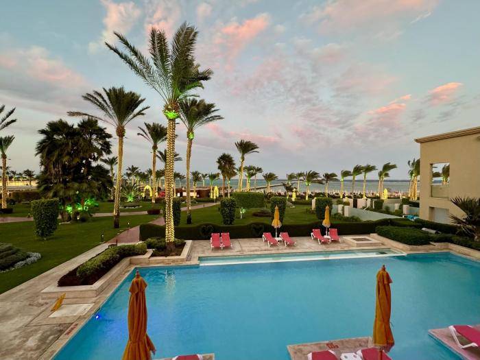 Вид на пляж и море, бухта Набк, Шарм-эш-Шейх, Египет