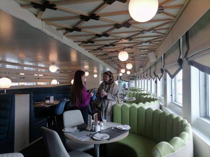 На борту теплохода Санкт-Петербург