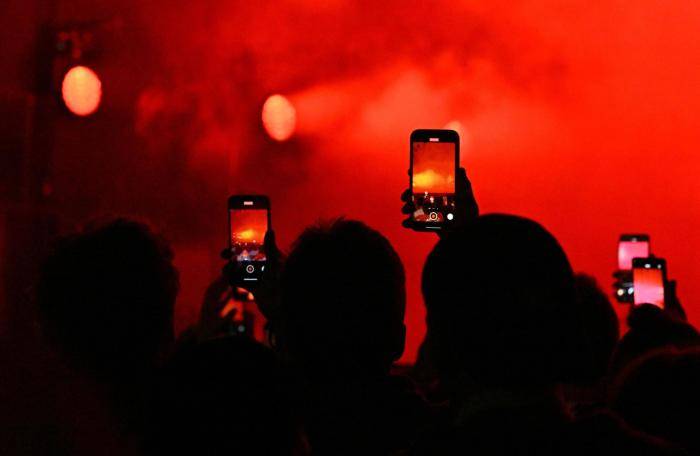 Зрители на концерте 