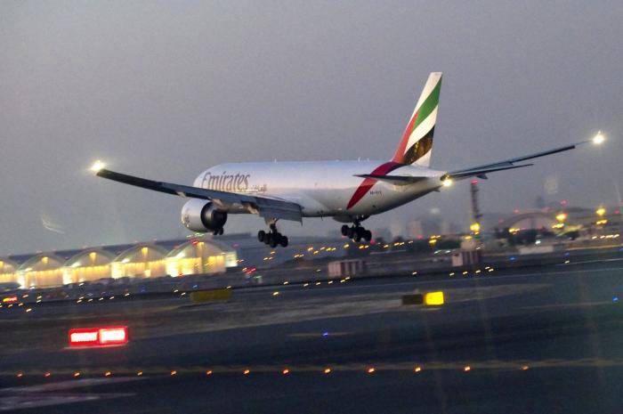 Самолет авиакомпании Emirates