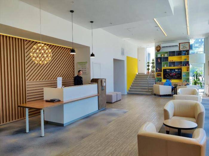 Ресепшн в отеле Holiday Perm в Перми