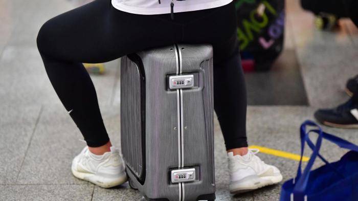 Пассажир в аэропорту