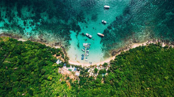 Вид на остров Фукуоке