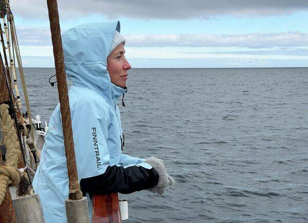 Юлия Барановская в Антарктике