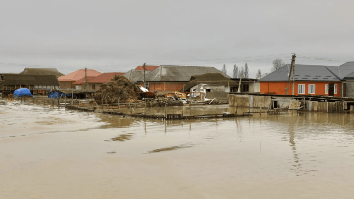 Последствия подтопления в Дагестане
