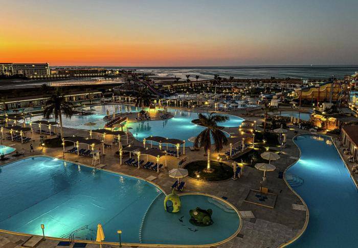 Территория отеля Sunrise Alora (Solara) Aqua Park Resort в Египте