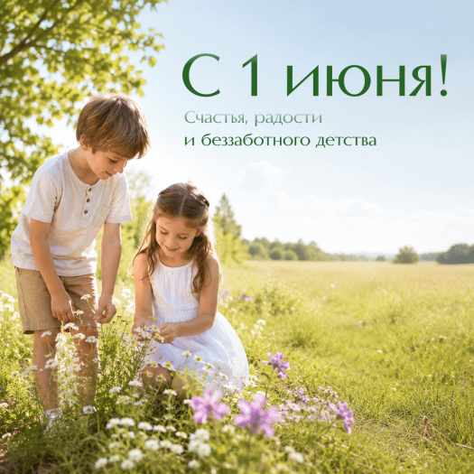 Картинка с Днем защиты детей с добрым пожеланием
