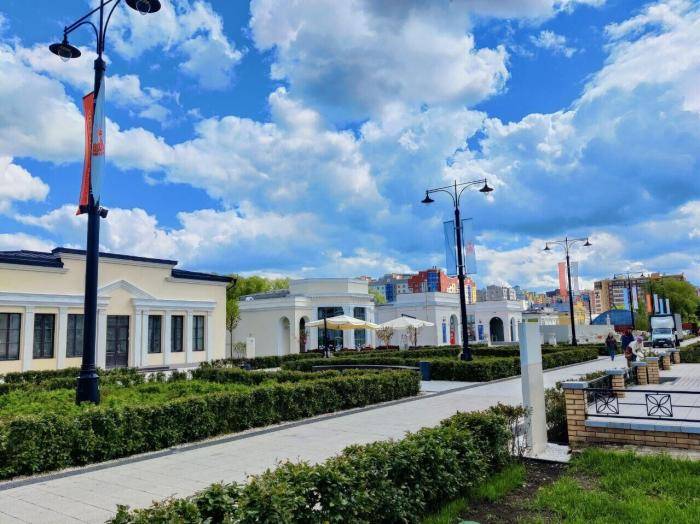 Здания на ВДНХ в Рязани