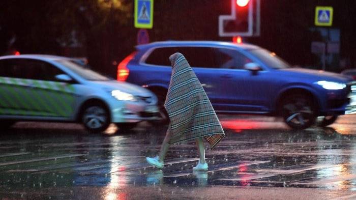 Дождь в Москве
