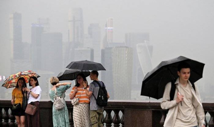 Дождь в Москве