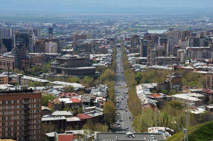 Панорама города Ереван