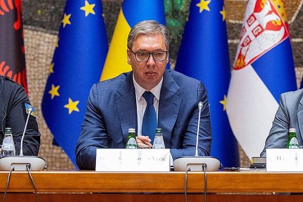 Визит Вучича в Киев 15 июля