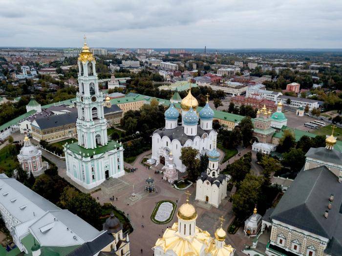 Троице-Сергиева лавра в городе Сергиев Посад Московской области