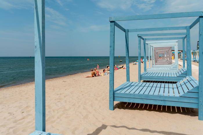 Пляж в Янтарном, Калининградская область