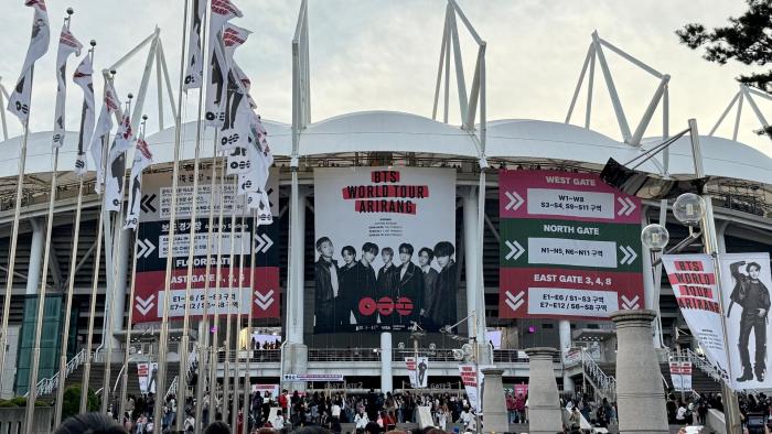 Концерт группы BTS