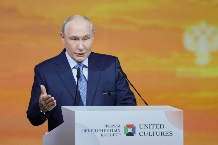 Заявления Путина прессе на полях Форума объединенных культур в Петербурге
