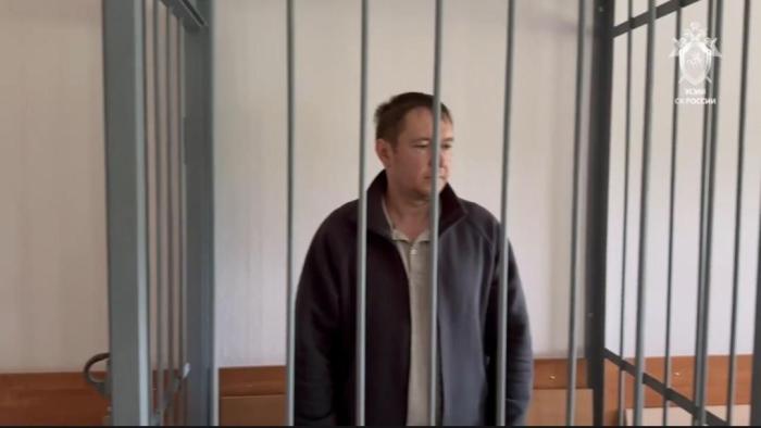 Федор Мехнин во время избрания меры пресечения