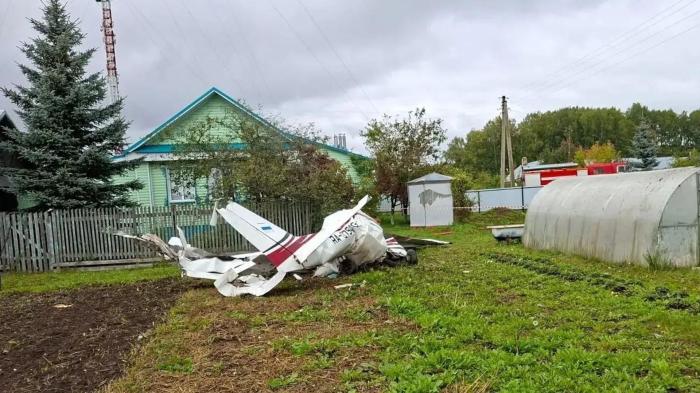 Крушение легкомоторного самолета Cessna в Татарстане